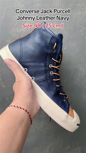 For Sale: Converse Jack Purcell Johnny Leather Navy