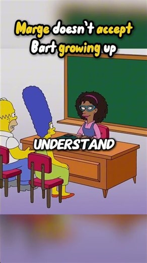 Marge fears her children growing up..