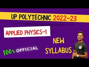 applied physics/applied physics 1st semester diploma/Applied physics-1st Syllabus 2022-23