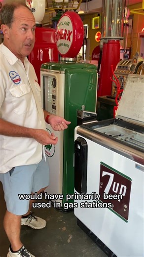 Restored 7-up Slider Vending Machine