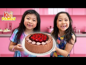 Emma and Kate Baking Challenges! - Videos For Kids
