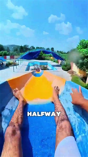 This Water Slide Has a SHOCKING Surprise! #shorts