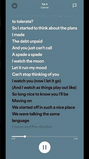 Tek it lyrics