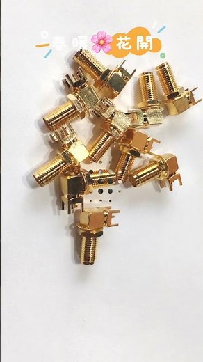 SMA RF connector: Female 1/4-inch thread PCB +SMA male 52mm antenna