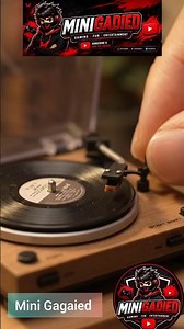 World’s Smallest Working Sony Vinyl Record Player! 😱🎶 (Pure ASMR) #shorts