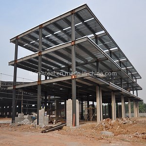 [Hot Item] Three Floors Prefabricated Building Steel Structure Prefab House Steel Frame
