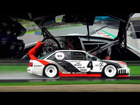 OnBoard the iconic Audi 90 Quattro IMSA GTO with Hans-Joachim Stuck at the Salzburgring!