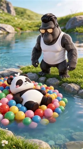 🍀 Top Puzzle Games : Panda Saga: 3D Bubble Shoot 🧩 #pandasaga #toppuzzlegames #asmrgames
