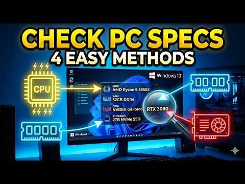 How to Check Computer Specifications | 4 Easy Methods for Windows 10/11