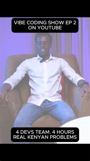 SolTech on Instagram: "4 Kenyan Devs. 1 Real Kenyan Challenge. 4 Hours. Who do you think takes this one? 👀 Premieres today at 1PM, tap “Notify Me” on YouTube (link in bio) #VibeCoding #KenyaTech #AITools #SoftwareDevelopers #MadeInKenya #BuildIn4Hours"