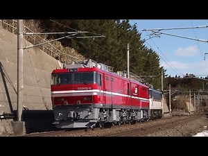 江差線【釜谷駅】ＥＨ８００ー８号機≪甲種輸送≫