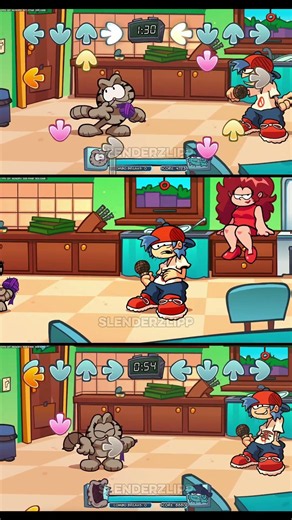 Nermal scratches BF - FNF Garfield Mod - Friday Night Funkin' Game #fnf #garfield #nermal