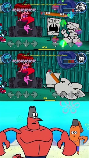 Epic Showdown: SpongeBob vs Doodle in FNF Mobile Gameplay #spongebob #fnf #doodle #shortsviral
