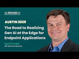 Keynote: The Road to Realizing Gen AI at the Edge for Endpoint Applications