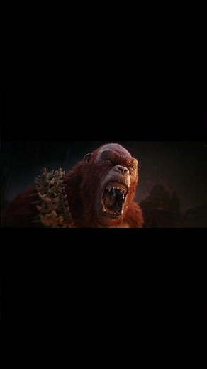 Skar King Has The Best Roar In The Entire MonsterVerse 🤪 #godzillaxkongthenewempire #shorts