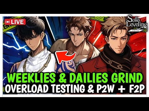 NEW CODES! F2P & P2W WEEKLIES & DAILIES! NEW UPDATE GRIND - Solo Leveling: Arise