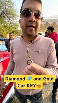 Diamond 💎 and Gold vintage Car key