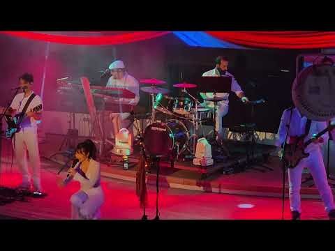 „White Nights Party“ im Beach Club auf AIDAnova mit "The Supersonics-Band.GR"