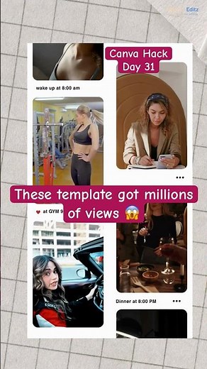 viral reels template that got millions 😱 recreate in canva animation #canva #canvapro #viralvideo