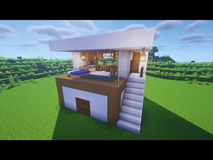 Minecraft MODERN HOUSE TUTORIAL - Minecraft Modern Buildings