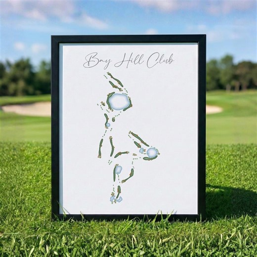 Bay Hill Club, Florida | Golf Course Map, Golf Map, Golfer Gift for Him, Scorecard Layout, Father's Day, Golfer BF Gift, Art Print Decor - Etsy UK