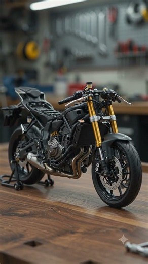 Building a Detailed Yamaha R7 Model Bike 🏍️✨