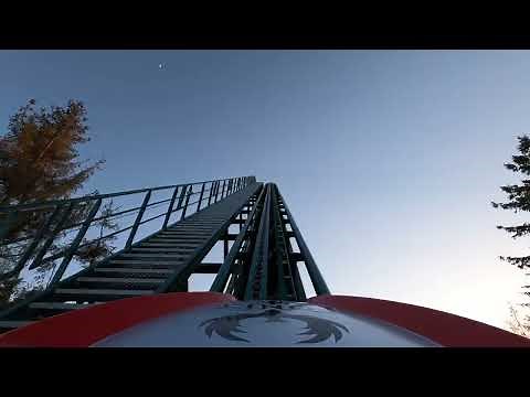 Fønix Fårup Sommerland mounted sunset onride pov