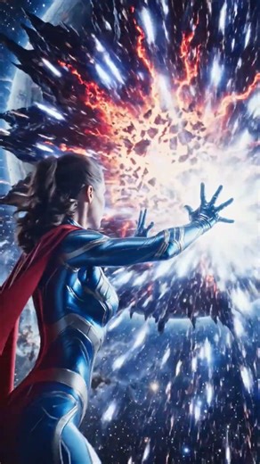 Superwoman versus a star