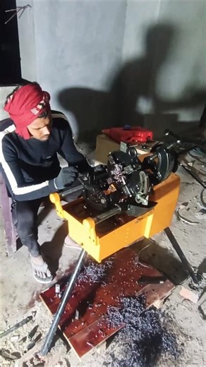 Ms pipe threading machine #shorts #trending