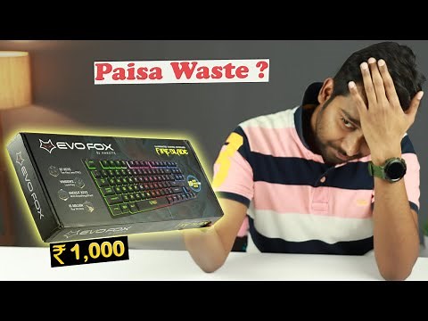 Amkette Evofox Fireblade Gaming Keyboard Detail Review | Really Best Keyboard under 1000 ?