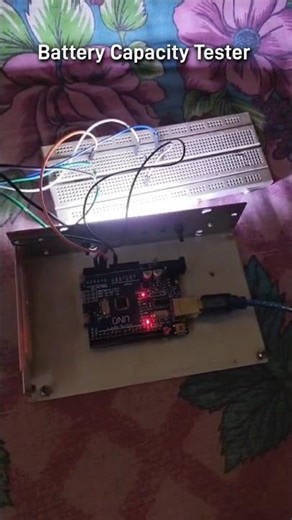 Lithium ion Battery Capacity Tester DIY With Arduino UNO #lithiumbattery #arduino #arduinouno