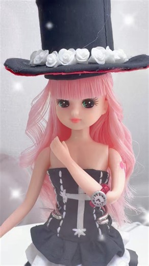 リカちゃんをワンピースのペローナに変身してみた♪#ワンピース#ペローナ#リカちゃん