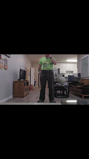 100 yd Dash in my apartment | Charles Murphy