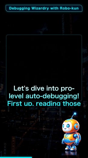 Debugging Wizardry with Robo-kun: Hey there, coders! I'm Robo-kun, your tech sidekick from A #Shorts