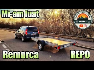 Mi-am luat remorcă! REPO platformă monoax 750kg