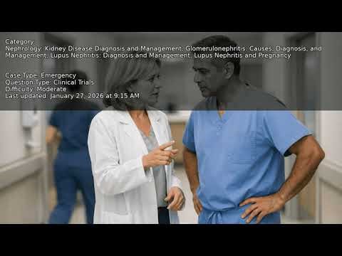 Lupus Nephritis and Pregnancy, Lupus Nephritis: Diagnosis and Management, Glomerulonephritis: Causes