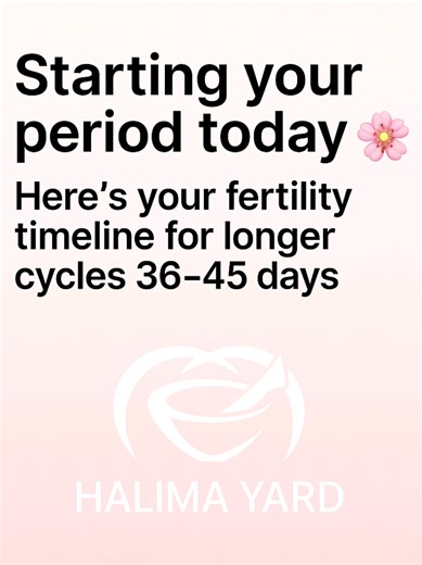 Ovulation Timeline for 36–45 Day Cycles 🌸 Ovulation days for long cycles 🌸 If your cycle is 36 to 45 days, here’s when ovulation usually happens. Understand your body’s rhythm, balance hormones, and track fertility naturally #ttcjourney #FertilityAwareness #CycleTracking #WomenWellness