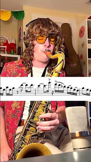 Tenor Sax Improvisation Transcribed 🎷 From Solo to Score (Bruno Mars)