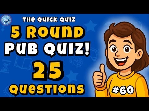 #60 Ultimate Pub Quiz: Picture, News, Alphabet, Connections & General Knowledge | With Answers! 🎉