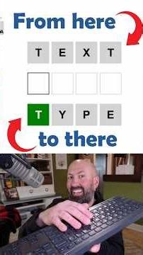 TYPE some TEXT into this puzzle