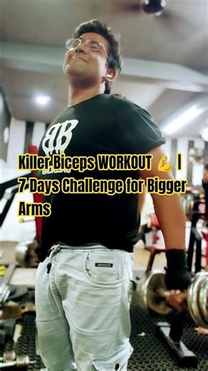 Killer Biceps Workout 💪 | 7 Days Challenge for Bigger Arms#shorts #backworkout #pullups