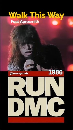 RUN DMC- "Walk This Way" (Feat Aerosmith 1986)