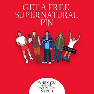 BIG NEWS! Spend $50 in our Supernatural Collection & get a FREE pin of your choice! Limited time only, so act fast! What will you choose? | Stands