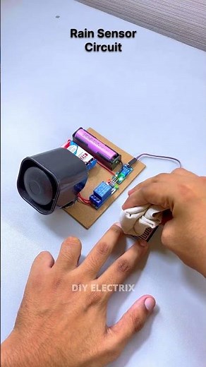 Build a Rain Sensor Alarm - No Arduino Needed!