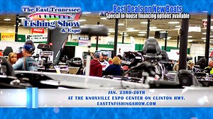 Come check out the East Tennessee Fishing Show& Expo Jan. 23-26 at the Knoxville Expo Center On Clinton Highway. For more information, click https://easttnfishingshow.com/. | Outdoor Channel