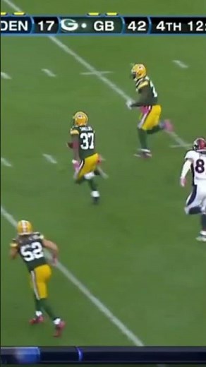 Sam Shields with the interception + long return | 37 days until Packers Week 1