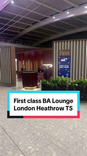 Exploring the BA First Class Lounge at Heathrow T5