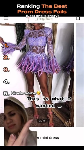 Literally crying😂 Ranking the best prom dress fails😭 #viral #funny #top5 #comedy #dress #fail
