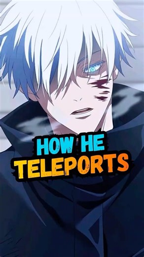 How Gojo Actually Teleports #anime #jujutsukaisen #gojosatoru
