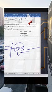 Đã tìm ra cách chèn chữ ký tay vào word vẫn giữ nguyên mực xanh, 15 giây là xong #phimtatword #phimtatexcel #sachexcel #sachword | Tin học độc lạ